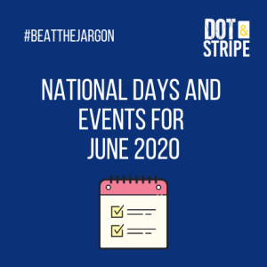 Read more about the article National Days and events for your social media calendar for June 2020