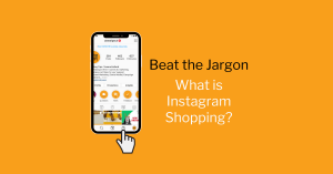 what is instagram shopping with iphone showing instagram